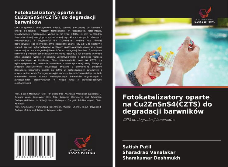 Produktbild: Fotokatalizatory oparte na Cu2ZnSnS4(CZTS) do degradacji barwnik&oacute;w