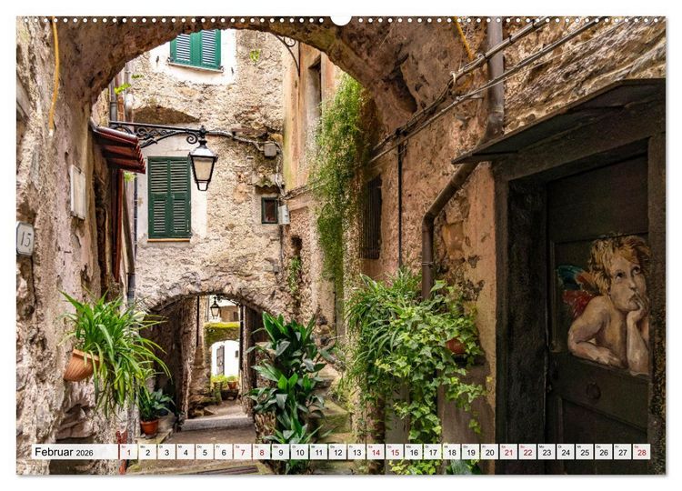 Produktbild: Die Italienische Riviera - Ligurien (hochwertiger Premium Wandkalender 2026 DIN A2 quer), Kunstdruck in Hochglanz