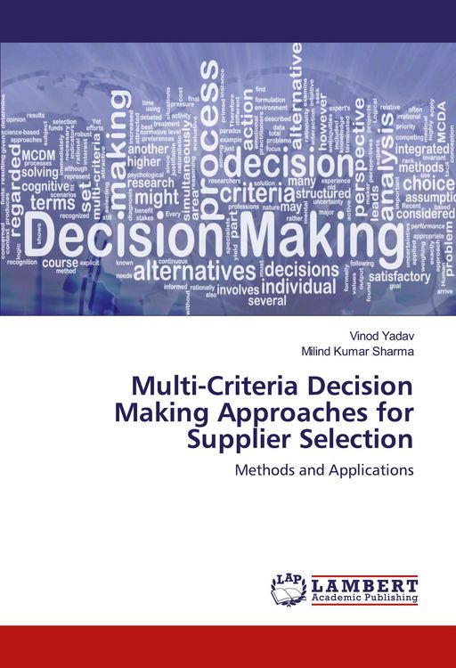 Produktbild: Multi-Criteria Decision Making Approaches for Supplier Selection