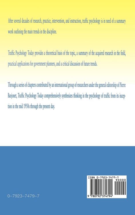 Produktbild: Traffic Psychology Today