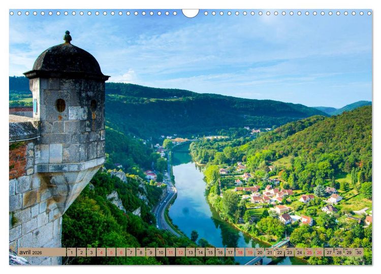 Produktbild: La Franche-Comt&eacute; magique (Calendrier mural 2026 DIN A3 vertical), CALVENDO calendrier mensuel