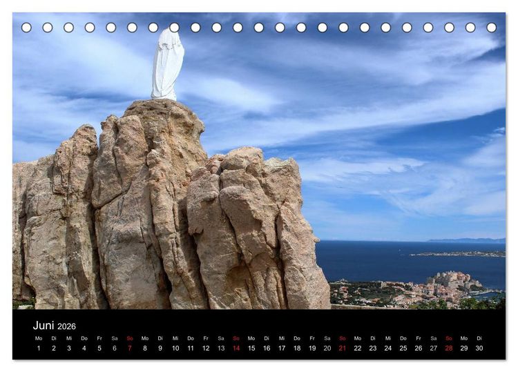 Produktbild: Korsika - Mediterrane Vielfalt (Tischkalender 2026 DIN A5 quer), CALVENDO Monatskalender