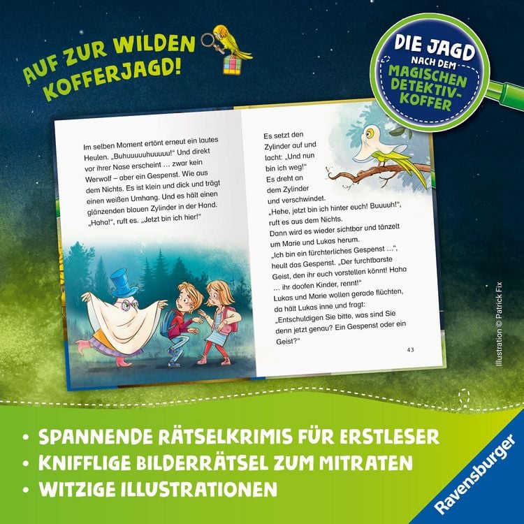 Produktbild: Die Jagd nach dem magischen Detektivkoffer, Band 7 - Das verflixt verfluchte Geisterhaus