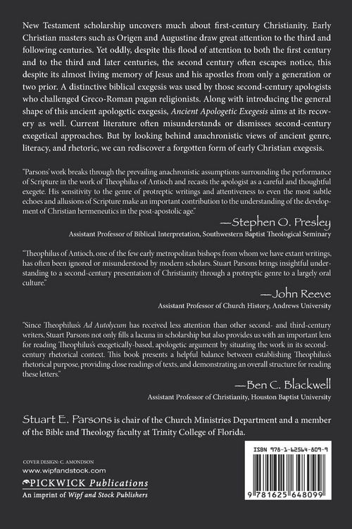 Produktbild: Ancient Apologetic Exegesis