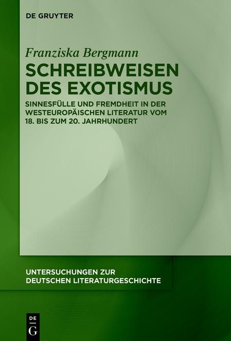 Produktbild: Schreibweisen des Exotismus