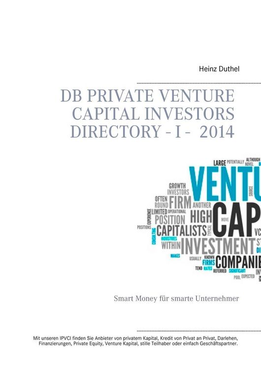 Produktbild: DB Private Venture Capital Investors Directory I - 2014