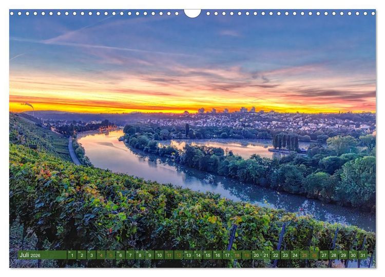 Produktbild: Malerisches Stuttgart (Wandkalender 2026 DIN A3 quer), CALVENDO Monatskalender
