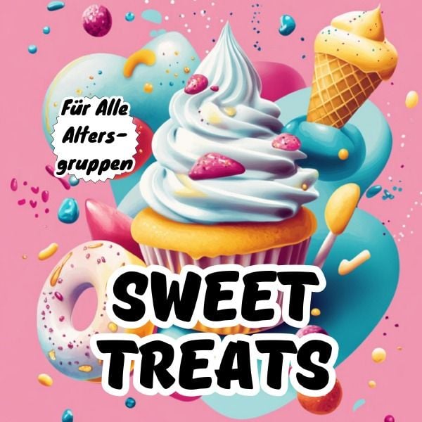 Produktbild: Sweet Treats Malbuch f&uuml;r alle Altersgruppen: Eine entspannende und spa&szlig;ige Sammlung von Cupcakes, Eis, Donuts &amp; mehr &ndash; Perfekt zur Stressbew&auml;ltigu