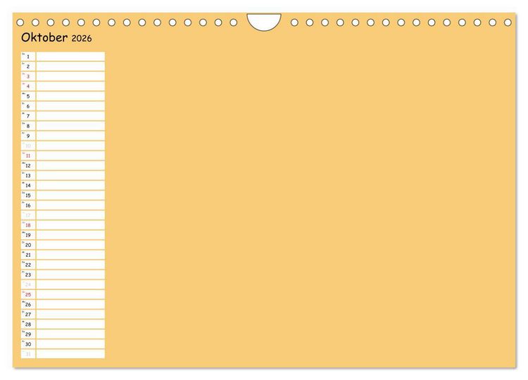 Produktbild: Bunter Bastelkalender (Wandkalender 2026 DIN A4 quer), CALVENDO Monatskalender