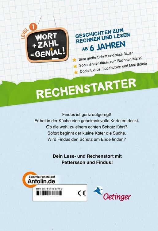 Produktbild: Pettersson und Findus. Findus sucht einen Schatz