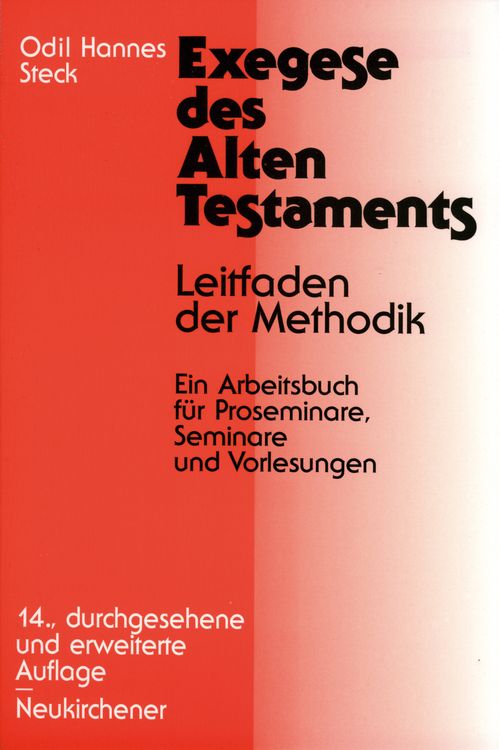 Produktbild: Exegese des Alten Testaments