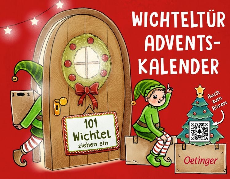 Produktbild: Wichtelt&uuml;r-Adventskalender. 101 Wichtel ziehen ein