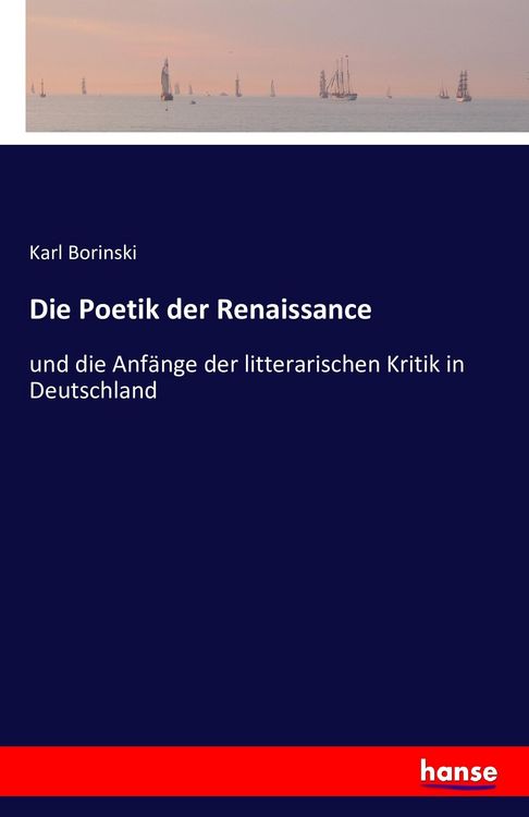 Produktbild: Die Poetik der Renaissance