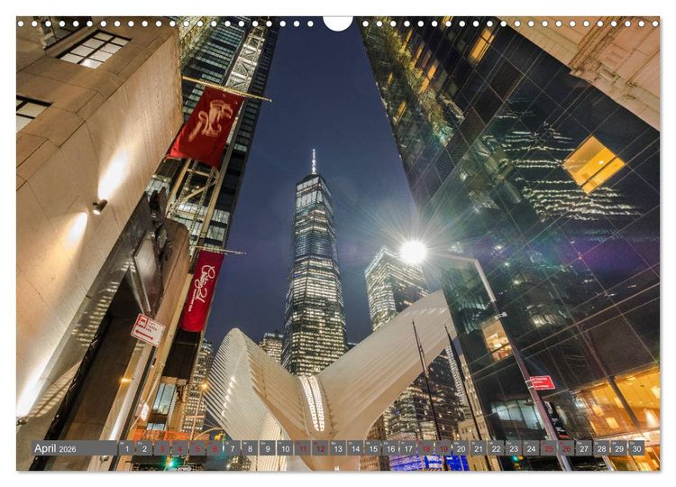 Produktbild: New York City Vibes (Wandkalender 2026 DIN A3 quer), CALVENDO Monatskalender
