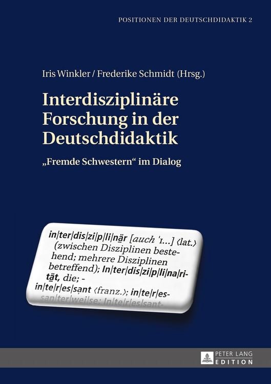 Produktbild: Interdisziplin&auml;re Forschung in der Deutschdidaktik