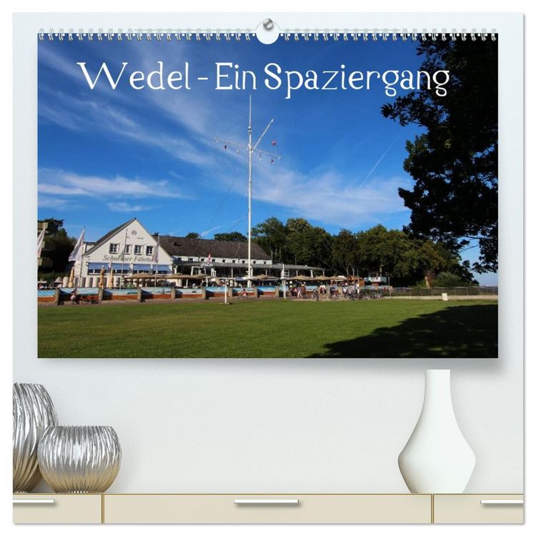 Produktbild: Wedel - Ein Spaziergang (hochwertiger Premium Wandkalender 2026 DIN A2 quer), Kunstdruck in Hochglanz