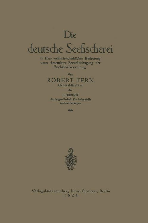 Produktbild: Die deutsche Seefischerei