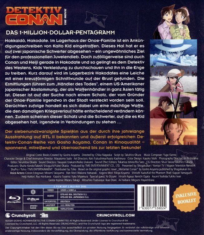 Produktbild: Detektiv Conan: Das Millionen-Dollar Pentagram - 27. Film