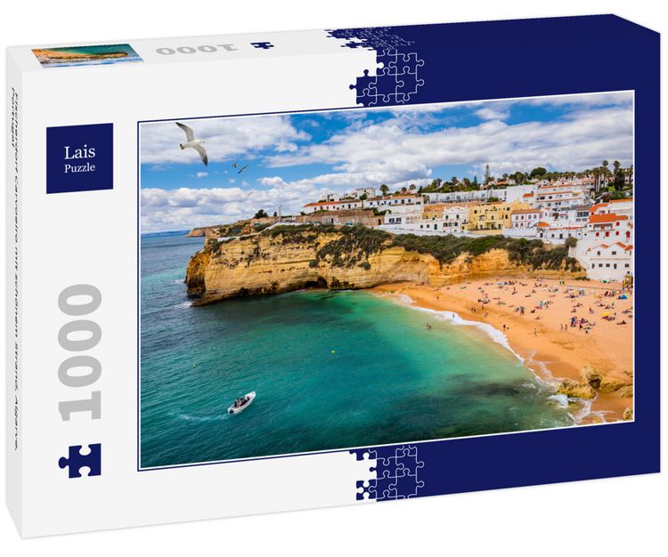 Produktbild: Lais Puzzle Fischerdorf Carvoeiro mit sch&ouml;nem Strand, Algarve, Portugal 1000 Teile