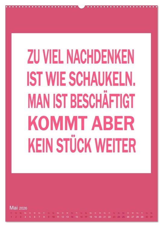 Produktbild: Memo an mich (hochwertiger Premium Wandkalender 2026 DIN A2 hoch), Kunstdruck in Hochglanz