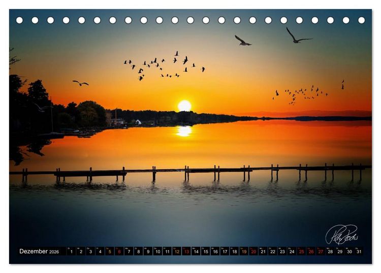 Produktbild: Am Steinhuder Meer (Tischkalender 2026 DIN A5 quer), CALVENDO Monatskalender