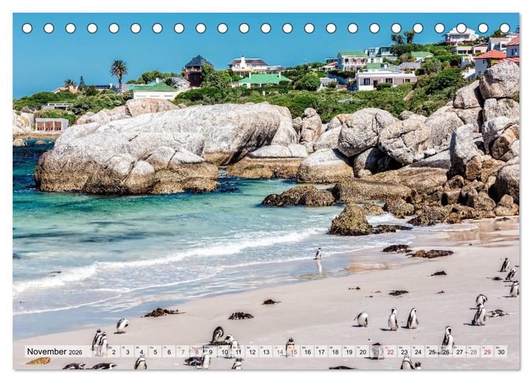 Produktbild: Westkap S&uuml;dafrika (Tischkalender 2026 DIN A5 quer), CALVENDO Monatskalender