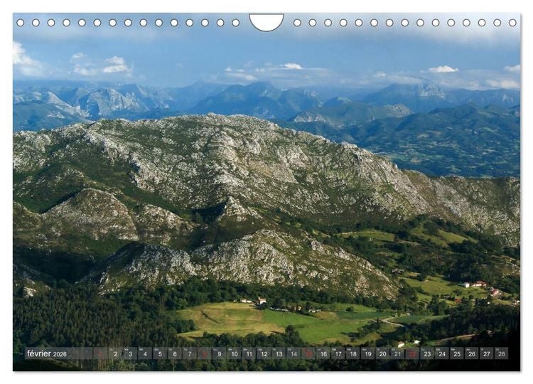 Produktbild: Le Nord de l'Espagne (Calendrier mural 2026 DIN A4 vertical), CALVENDO calendrier mensuel
