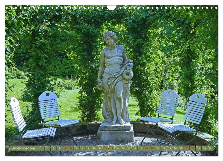 Produktbild: Rosengarten auf dem Beutig (Wandkalender 2026 DIN A3 quer), CALVENDO Monatskalender