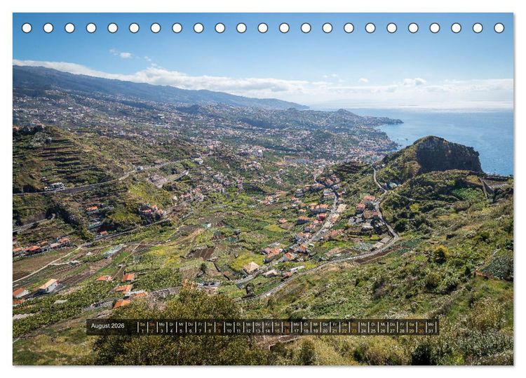 Produktbild: Madeira - Paradies im Atlantik (Tischkalender 2026 DIN A5 quer), CALVENDO Monatskalender