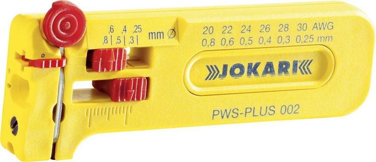 Produktbild: Jokari 40025 PWS Plus 002 Drahtabisolierer Geeignet f&uuml;r PVC-Dr&auml;hte, PTFE-Dr&auml;hte 0.25 bis 0.80 mm