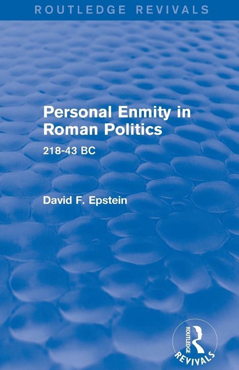 Produktbild: Personal Enmity in Roman Politics (Routledge Revivals)