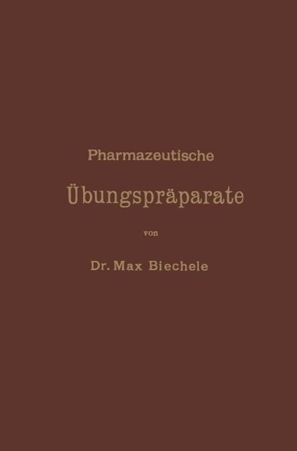 Produktbild: Pharmazeutische &Uuml;bungspr&auml;parate