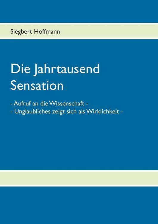 Produktbild: Die Jahrtausend Sensation