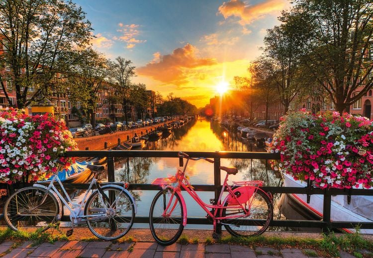 Produktbild: Feel Well & Puzzle 200 Teile - Fahrr&auml;der in Amsterdam