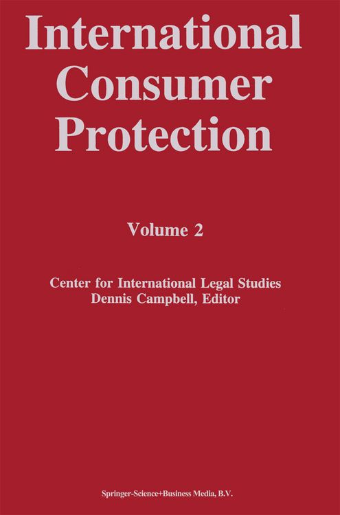 Produktbild: International Consumer Protection