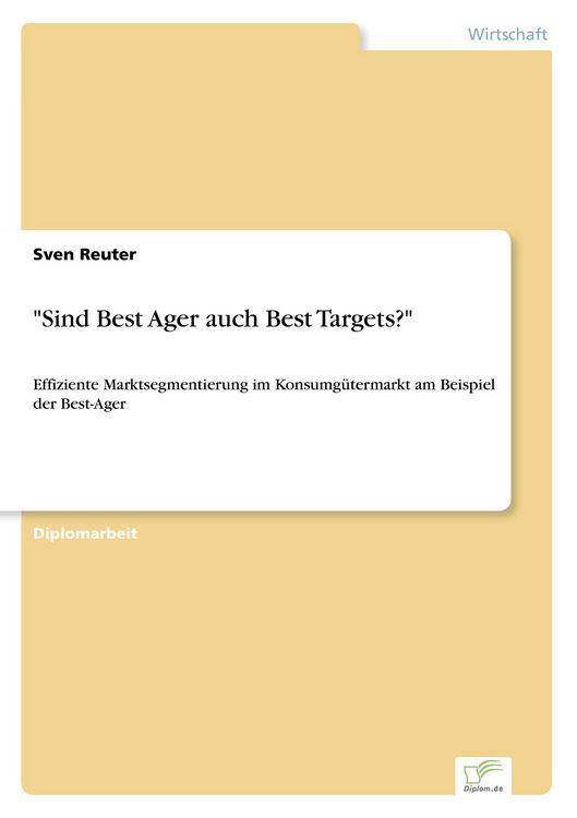 Produktbild: "Sind Best Ager auch Best Targets?"