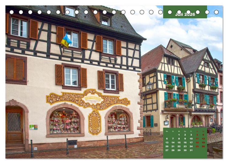 Produktbild: Kaisersberg Perle des Elsass (Tischkalender 2026 DIN A5 quer), CALVENDO Monatskalender