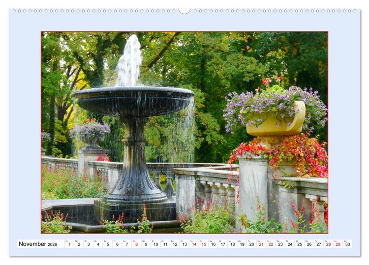 Produktbild: Sch&ouml;ne Wasserspiele (Wandkalender 2026 DIN A2 quer), CALVENDO Monatskalender