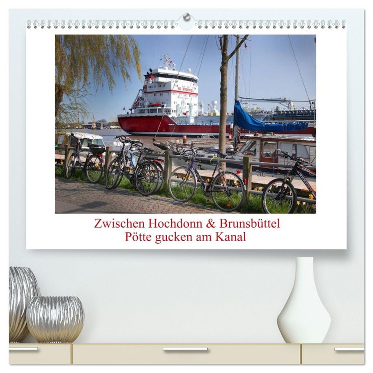 Produktbild: Zwischen Hochdonn & Brunsb&uuml;ttel: P&ouml;tte gucken am Kanal (hochwertiger Premium Wandkalender 2026 DIN A2 quer), Kunstdruck in Hochglanz