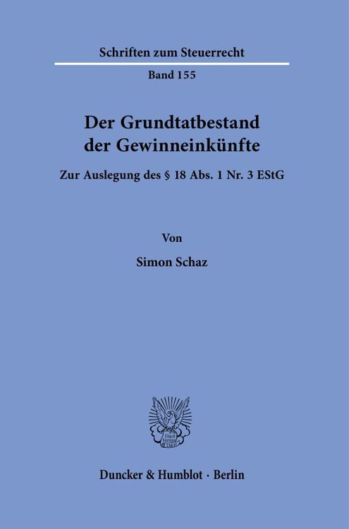 Produktbild: Der Grundtatbestand der Gewinneink&uuml;nfte.