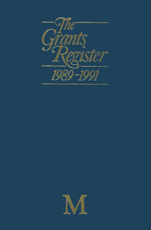 Produktbild: The Grants Register 1989-1991