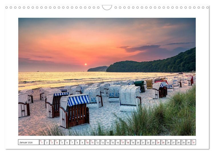 Produktbild: Impressionen von der Ostseeinsel R&uuml;gen (Wandkalender 2026 DIN A3 quer), CALVENDO Monatskalender