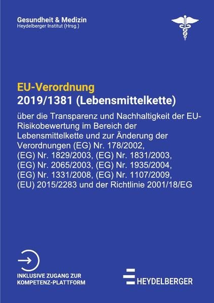 Produktbild: Gesundheit und Medizin / EU-Verordnung 2019/1381 (Lebensmittelketten)