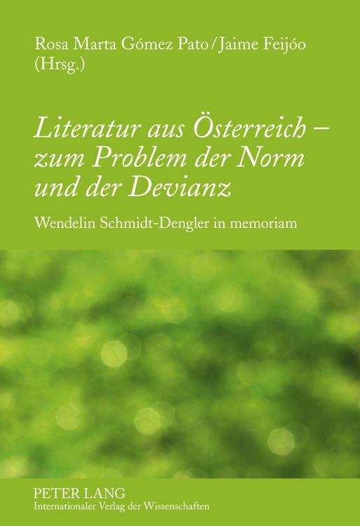 Produktbild: Literatur aus Oesterreich &ndash; zum Problem der Norm und der Devianz