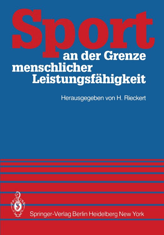 Produktbild: Sport an der Grenze menschlicher Leistungsf&auml;higkeit