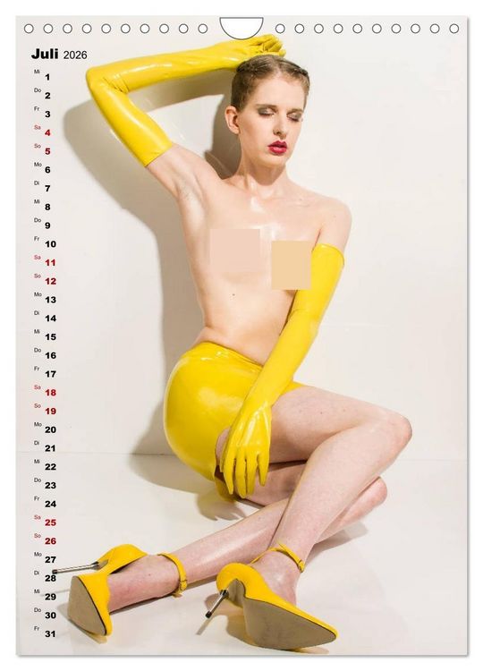 Produktbild: Yellow Latex (Wandkalender 2026 DIN A4 hoch), CALVENDO Monatskalender