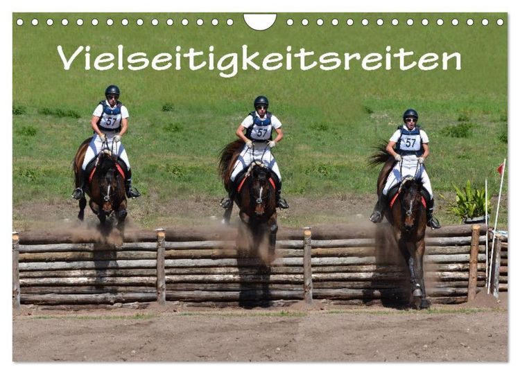 Produktbild: Vielseitigkeitsreiten (Wandkalender 2026 DIN A4 quer), CALVENDO Monatskalender