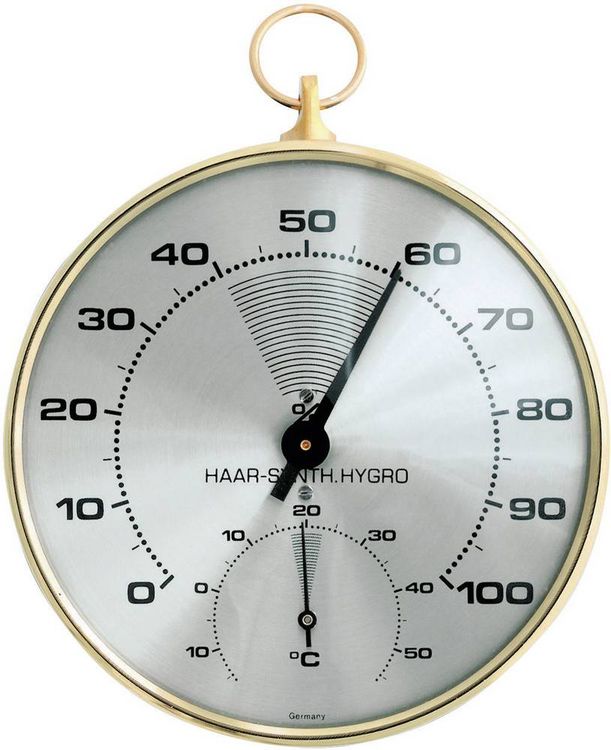 Produktbild: TFA Dostmann 45.2007 Thermo-/Hygrometer Gold 45.2007
