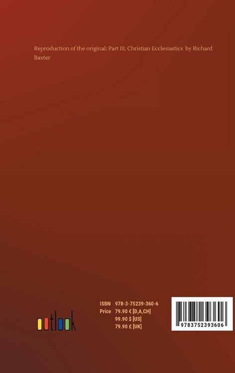 Produktbild: Part III. Christian Ecclesiastics