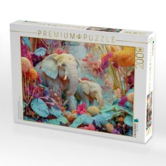Produktbild: CALVENDO Puzzle Tierische Kreaturen des Dschungels | 2000 Teile Lege-Gr&ouml;&szlig;e 90x67cm Foto-Puzzle f&uuml;r gl&uuml;ckliche Stunden